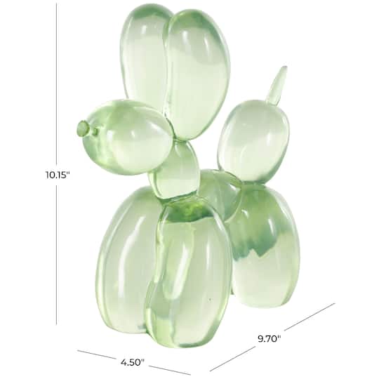 10" Tinted Balloon Dog Sculpture